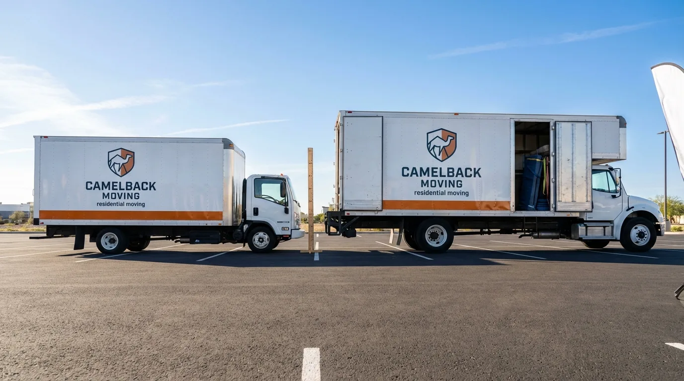 Moving truck size capacity guide in Estherville